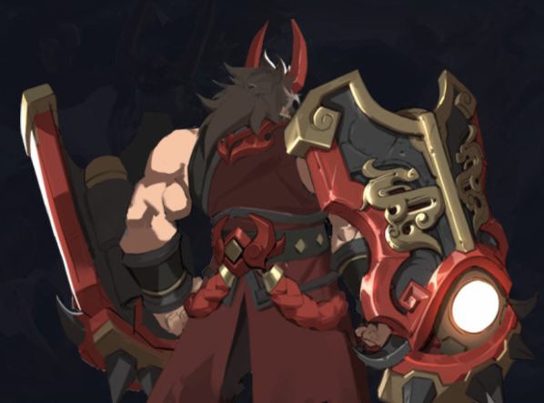 王者荣耀廉颇新模型曝光是一位像程咬金一样的肌肉男