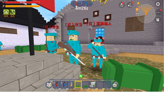 原创迷你世界最好玩的联机地图,能够带兵打仗,体验一把将军梦