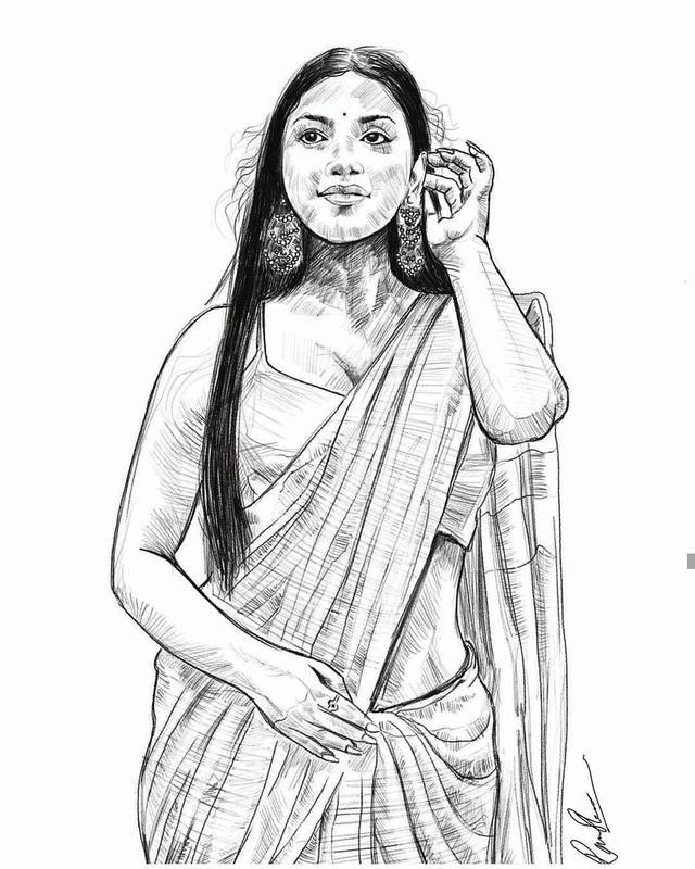 快速画出人物的立体感