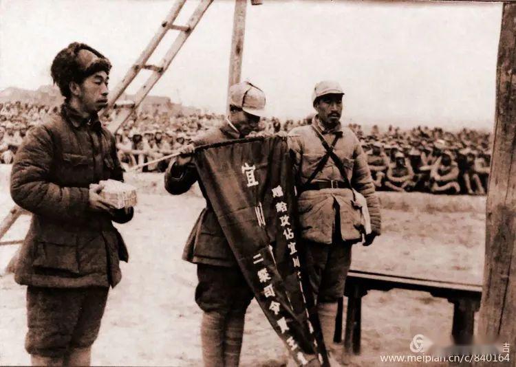 宜川战役——珍贵老照片!凤翅山大佛._西北