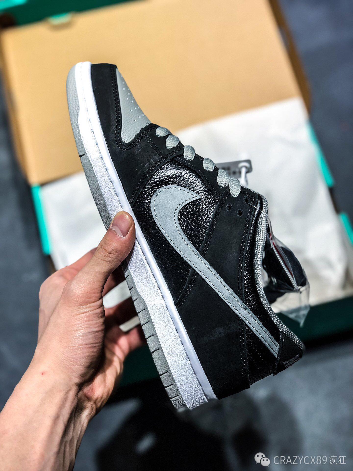 耐克nikesbdunklowjpackshadow影子灰滑板鞋