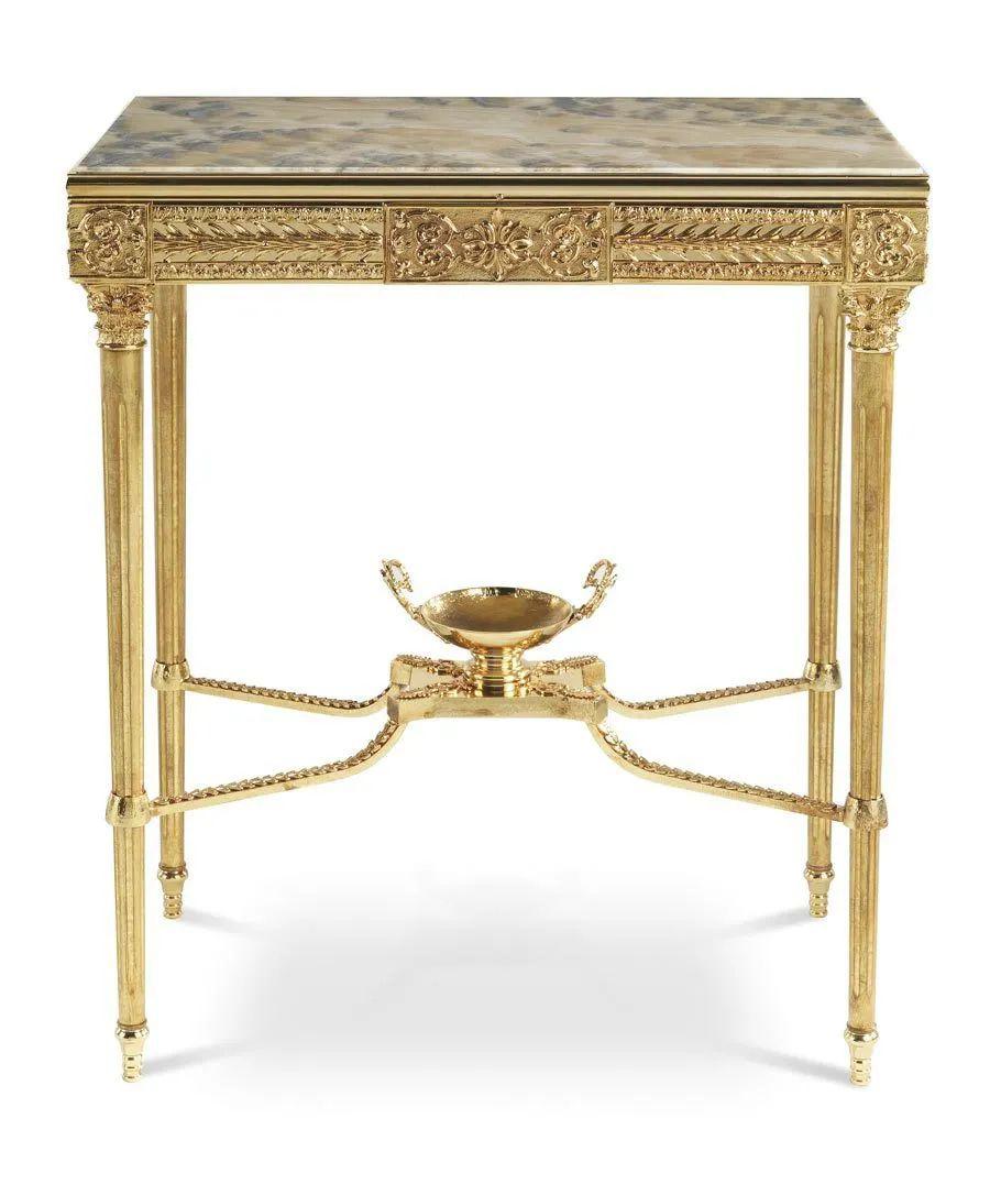 顶级古典家具如何融入现代家居生活?意大利创新制作工艺告诉您!_黄铜