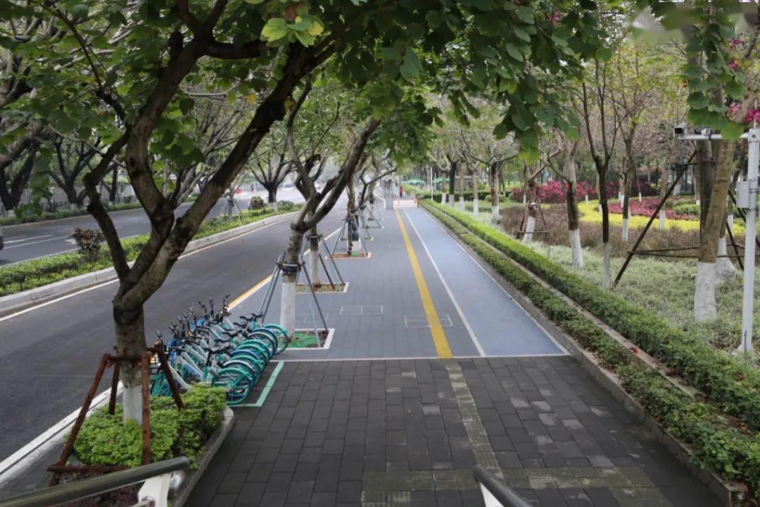 惊艳颜值upupup地铁2号线沿线人行道机动车道大变样