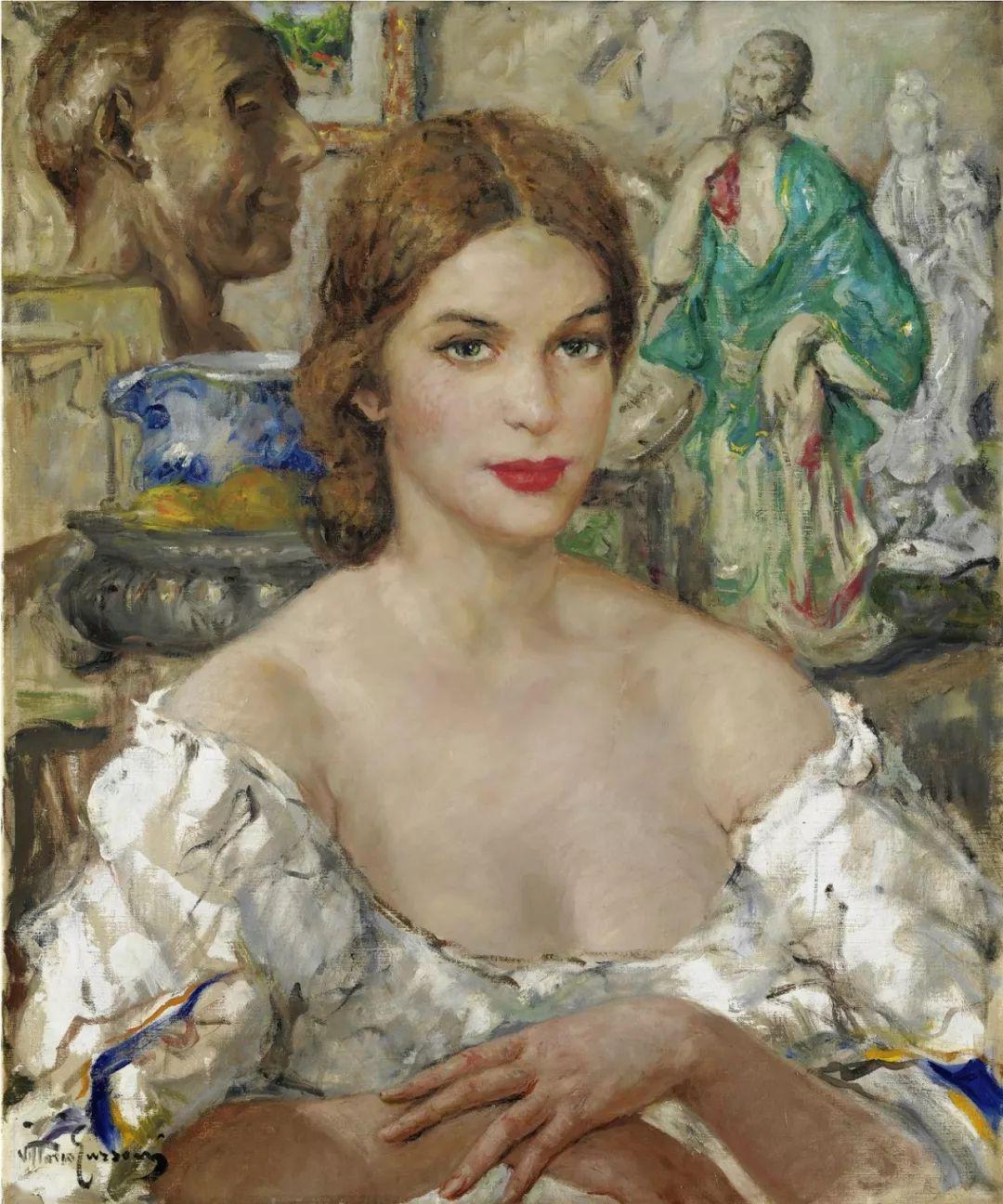 具象绘画意大利画家维托里奥古索尼