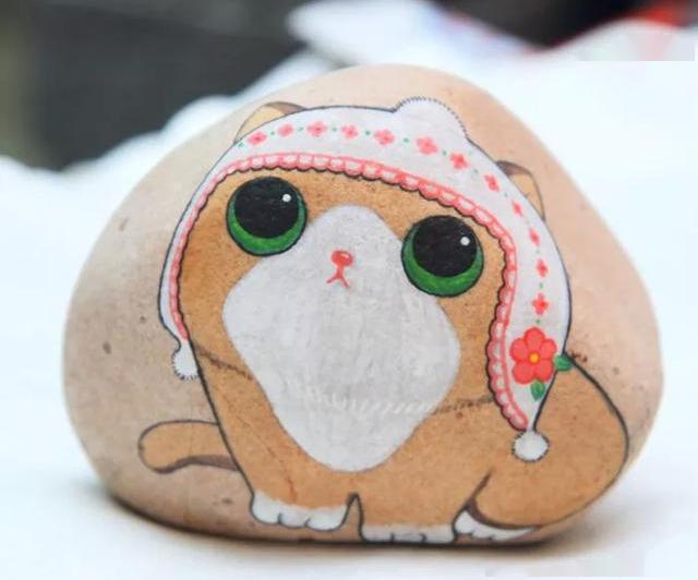 捡些石头回家再也不为手工课作业愁附5个diy石头彩绘教程