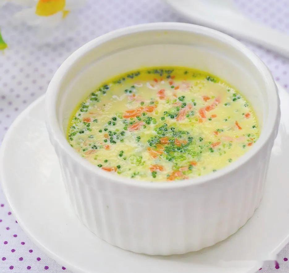 宝宝辅食首选,蔬菜蒸蛋,香嫩鲜滑,营养丰富,妈妈必备