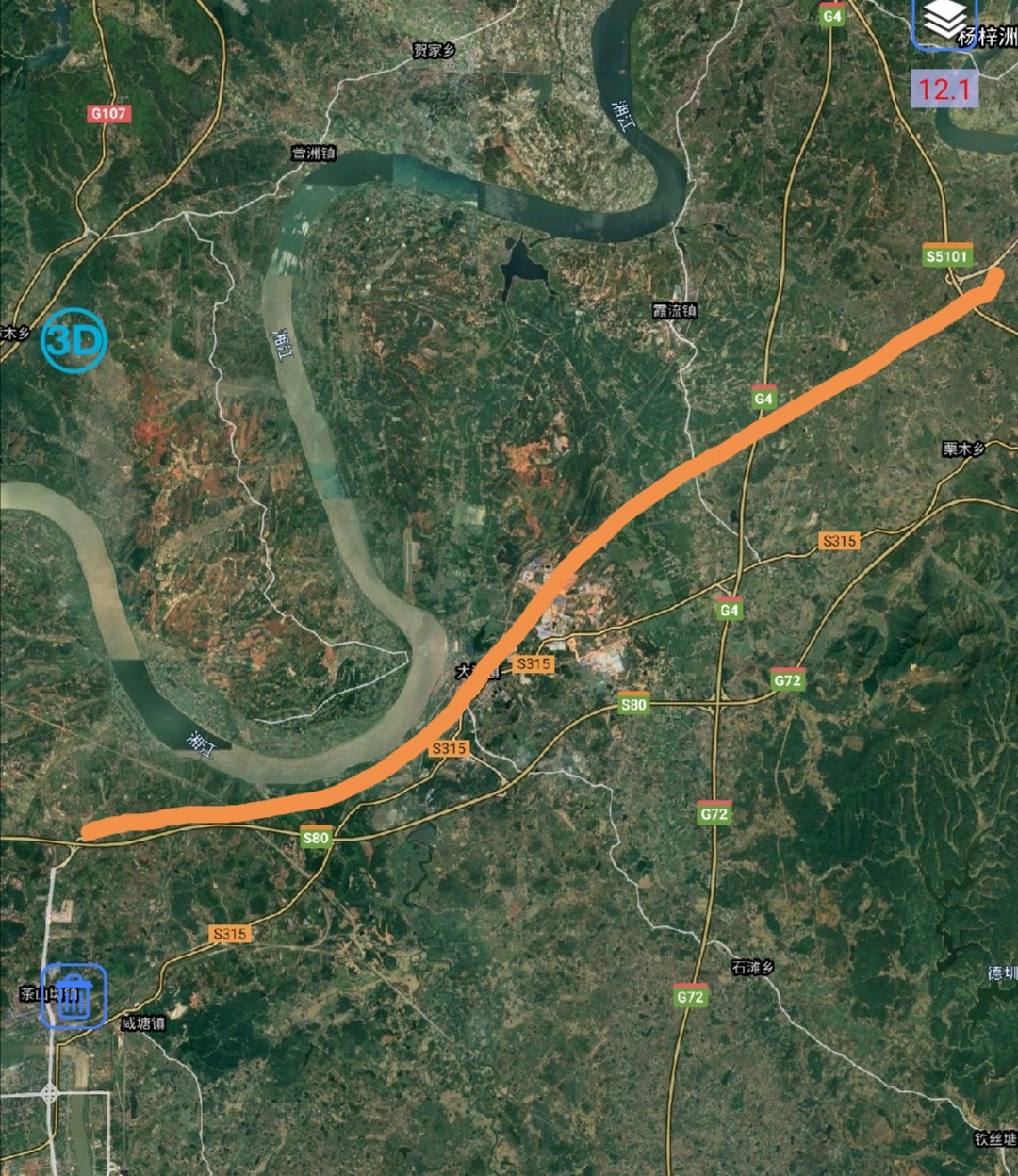 衡山县二大桥规划地点图片