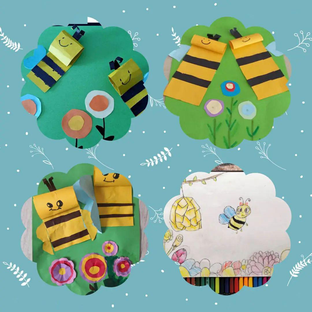 【成长动态】手工创意 快乐无限——小蜜蜂纸贴画