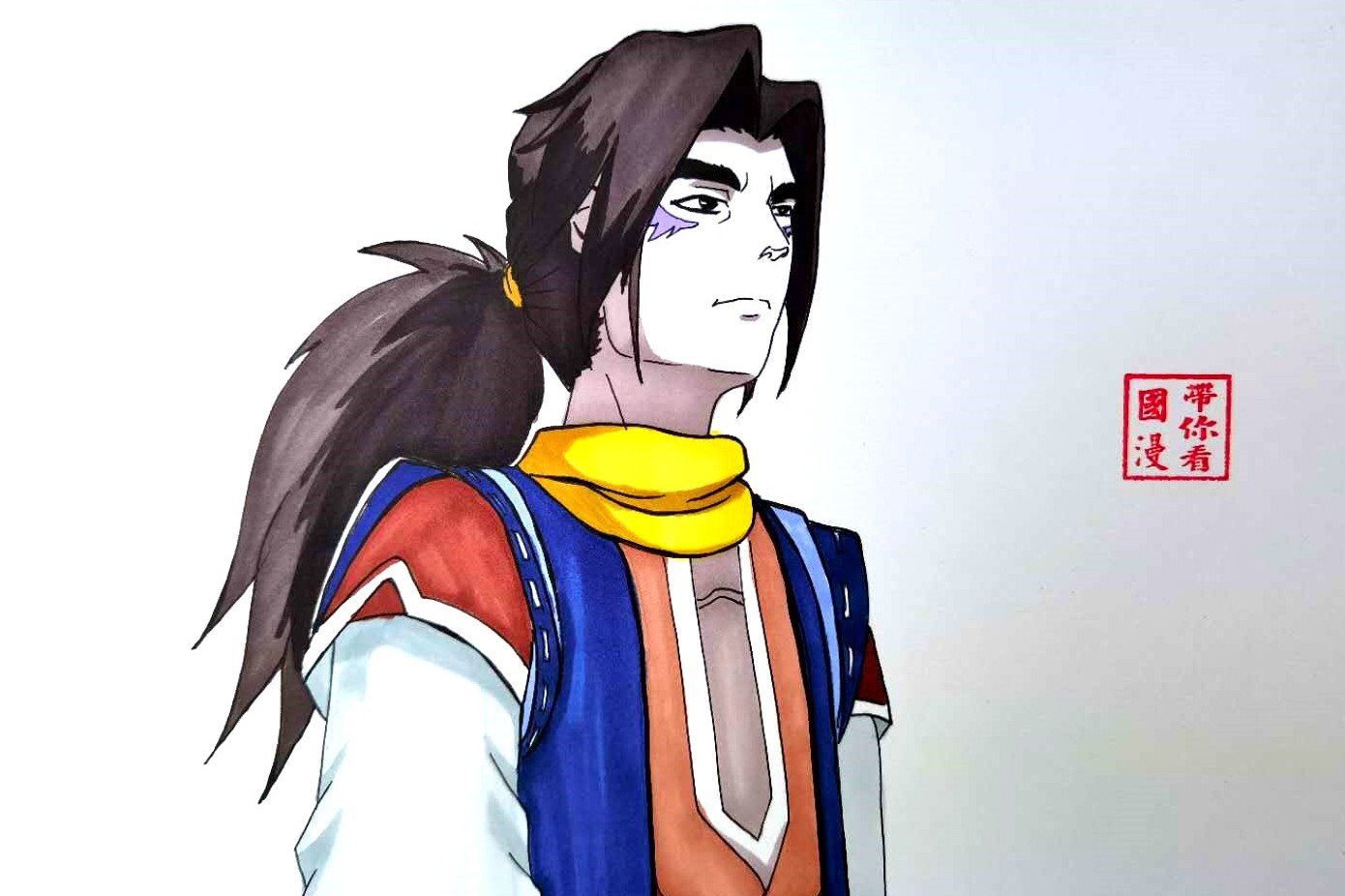 带你看国漫魁拔蛮小满蛮大人手绘你喜欢魁拔里的哪个角色