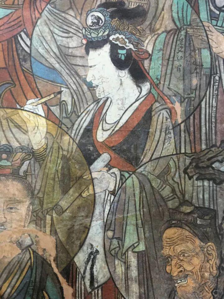 元代壁画神仙赴会图安大略皇家博物馆藏