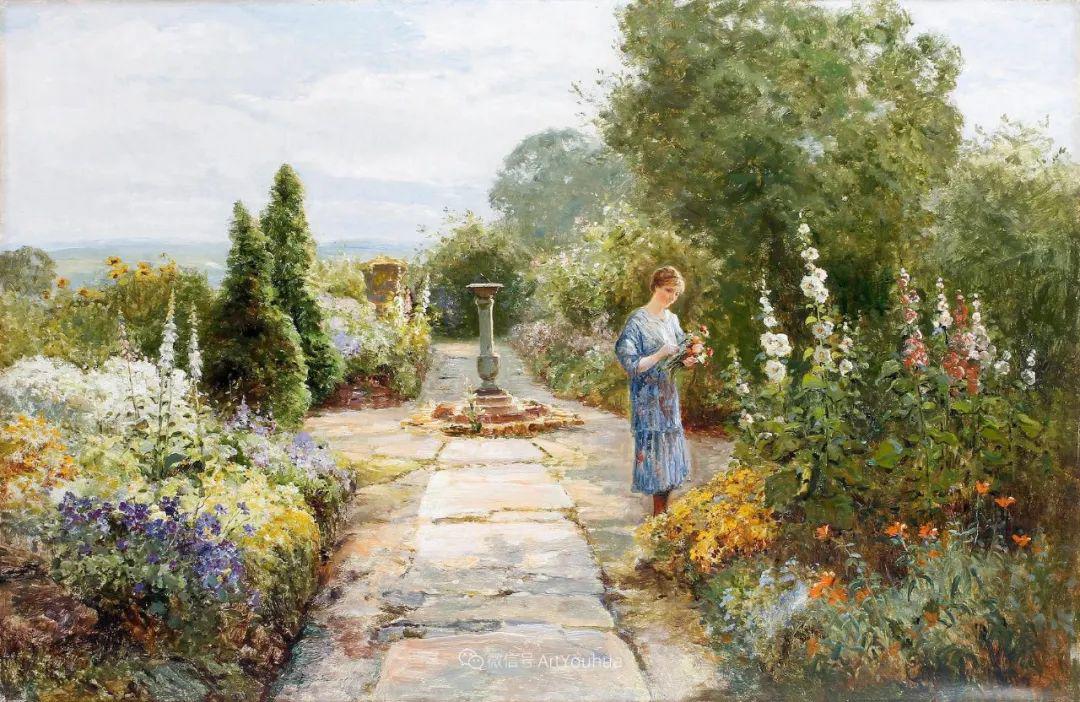 英国诗意田园油画让人向往