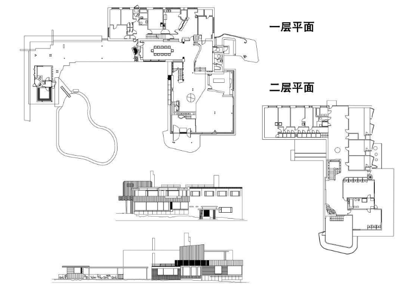 《阿尔瓦·阿尔托全集》,走进设计大师的建筑世界_平面