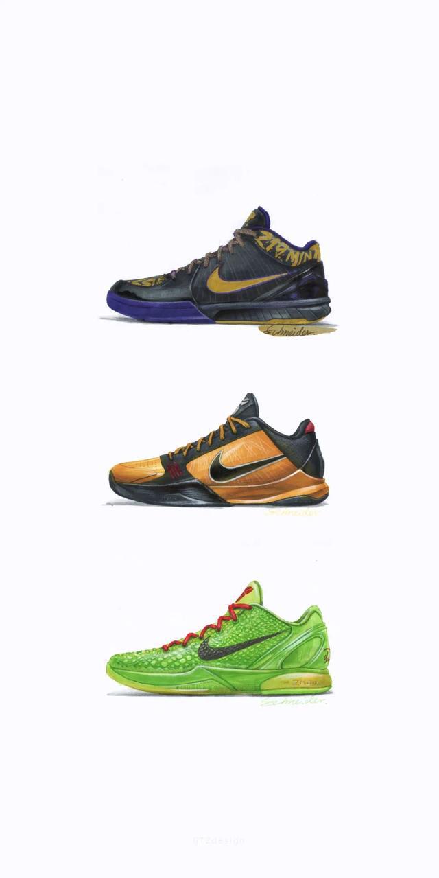 求壁纸丨来领取你最中意的科比球鞋当壁纸8