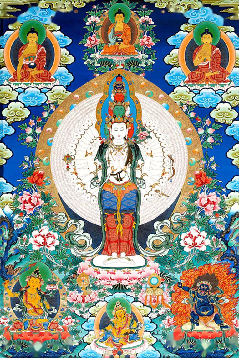 藏传佛教八大菩萨图片图片