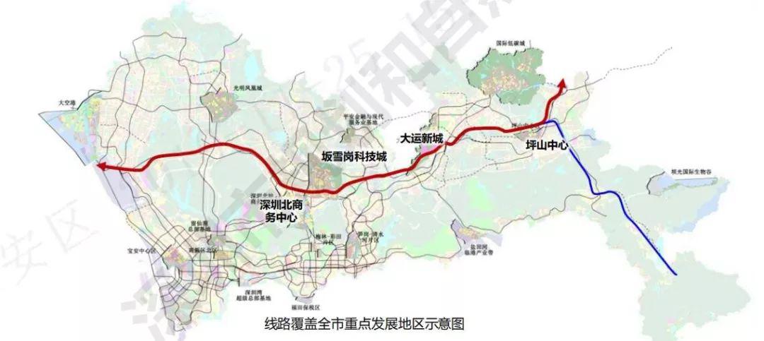 深圳地铁33号线规划图图片