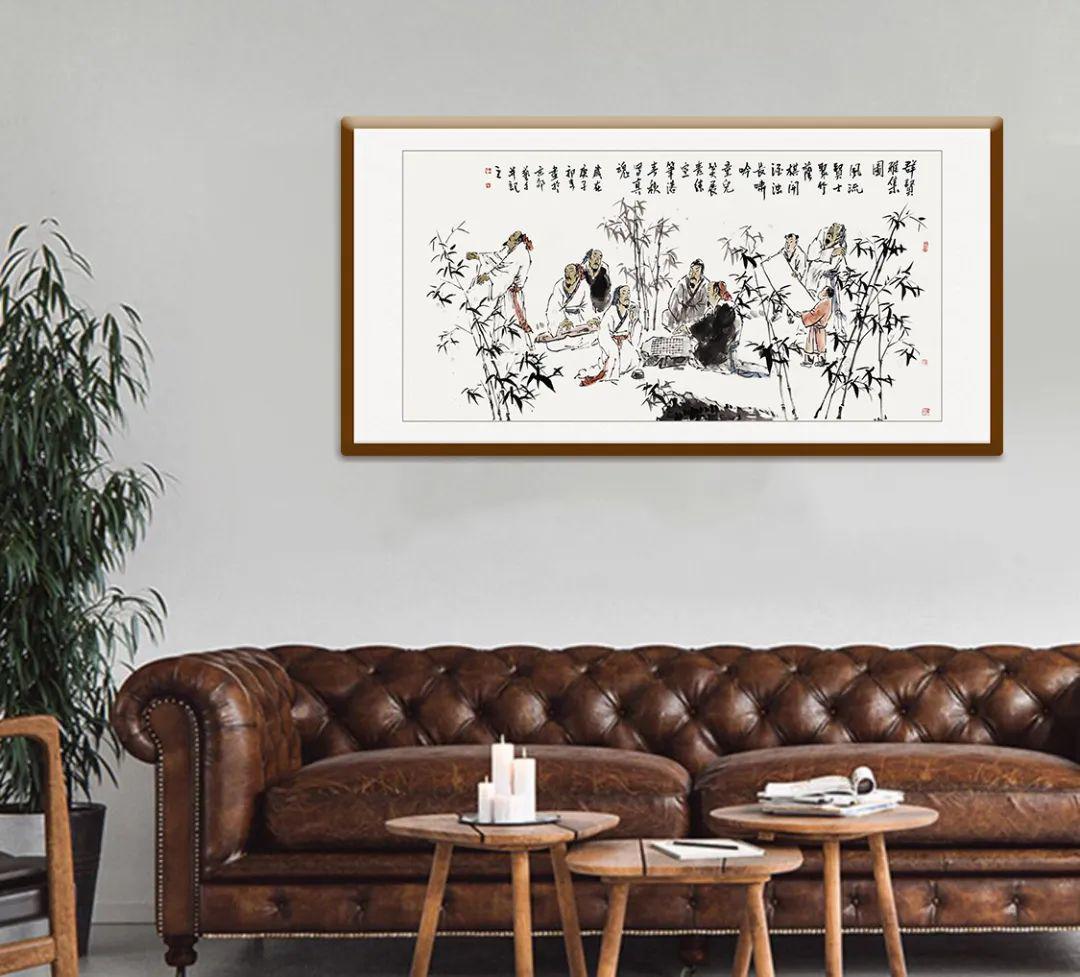 王艺千名作《群贤雅集图》