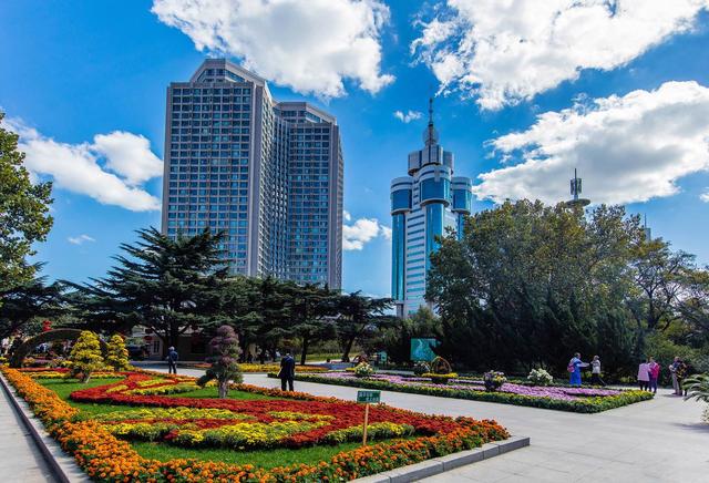 原创东北地区的骄傲美丽的海滨城市辽宁大连国际花园城市的最高奖