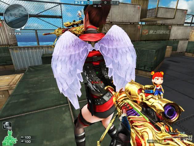 cf:天使翅膀背包领永久,动态水晶特效,还不快来领!