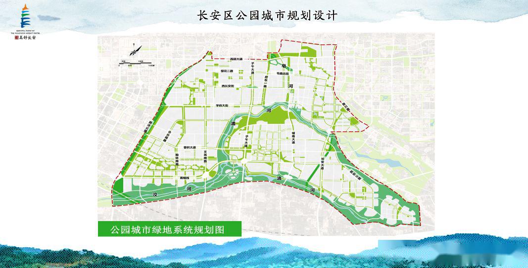 石家庄长安公园路线图图片