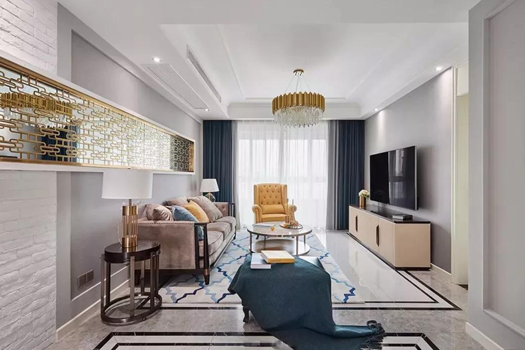 小户型客厅做点波导线档次瞬间上去了也更加大气