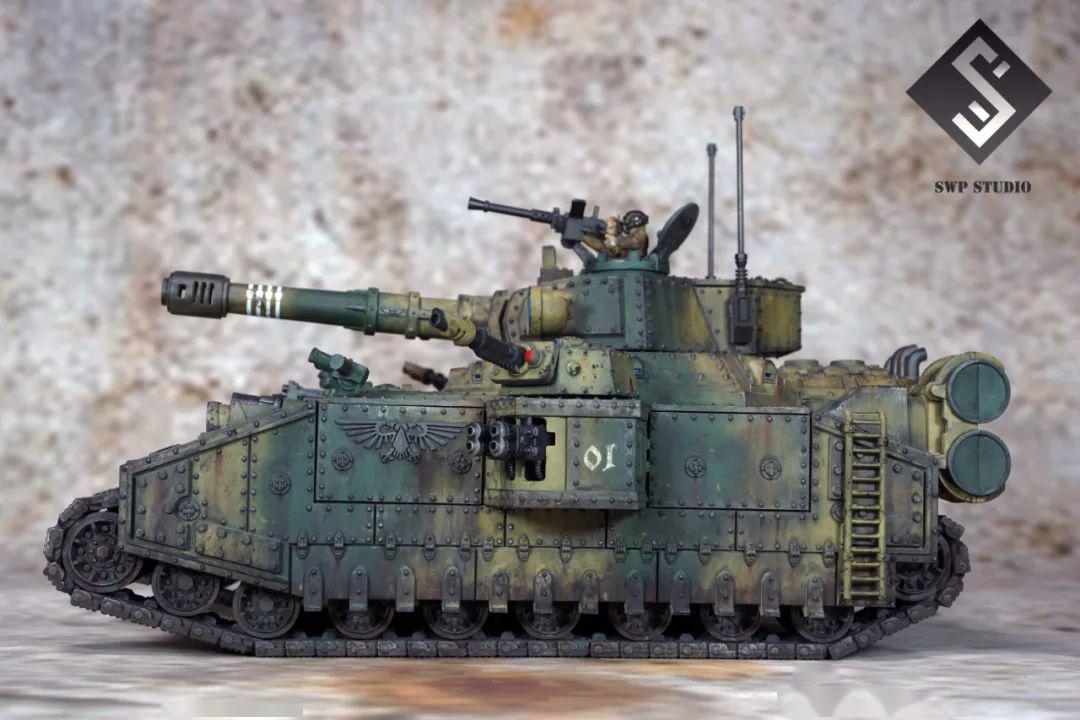 战锤40k 毒刃坦克,战锤涂装一点都不简单