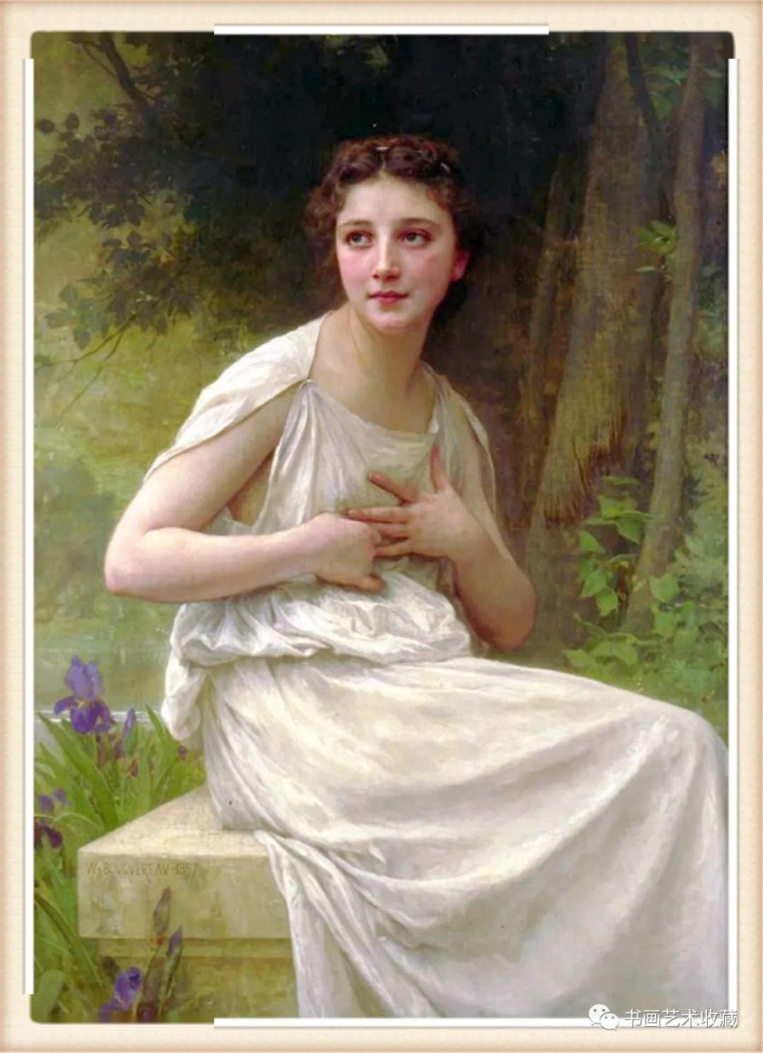 他画出了少女的妩媚 女性的最美 让人沉醉