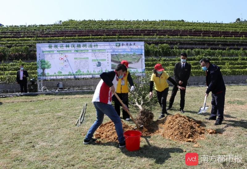 广州打造经营性墓园骨灰植树还林示范区