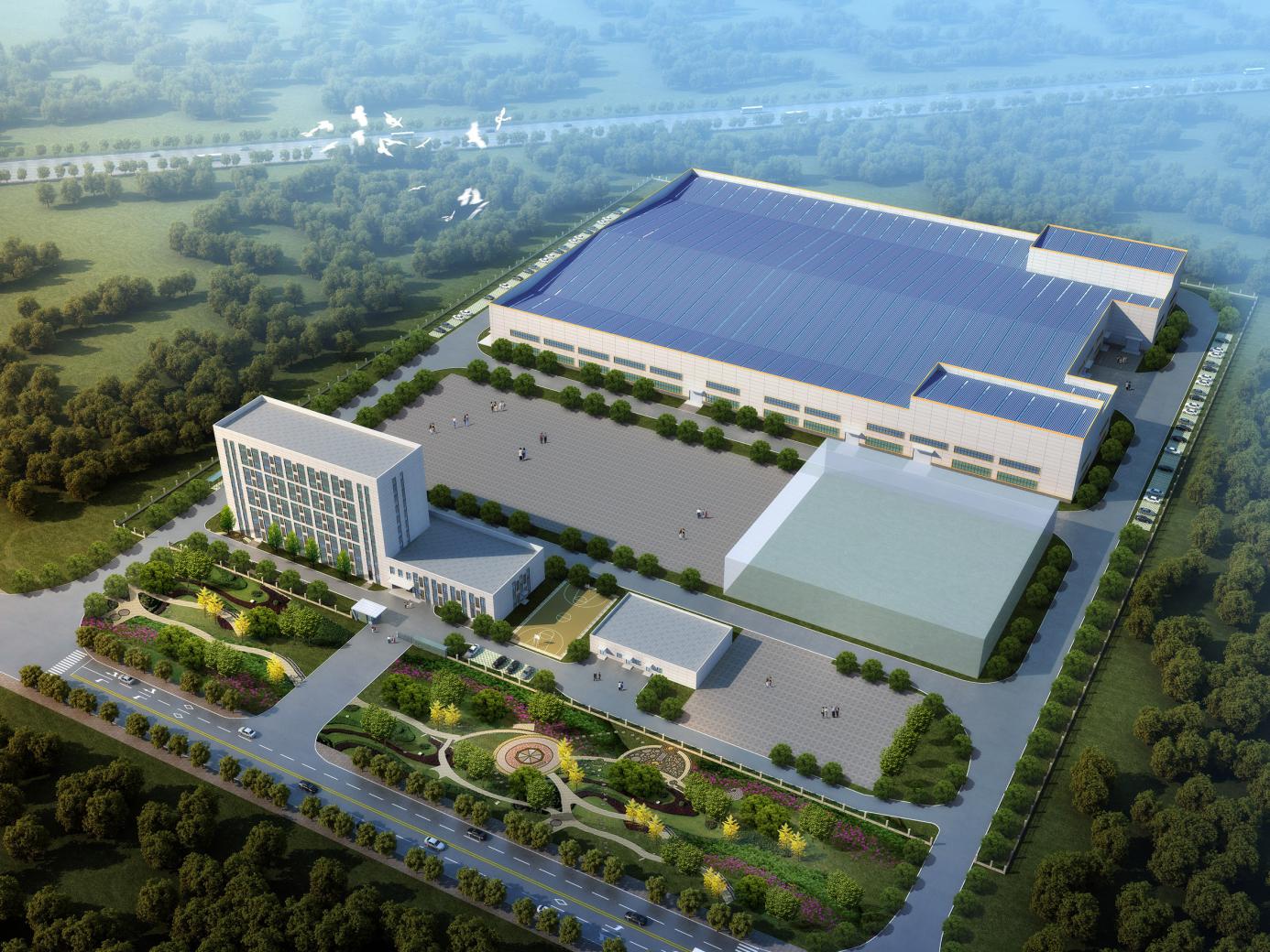 新乡工厂鸟瞰图据介绍,美好集团装配智造新乡工厂位于河南省新乡县