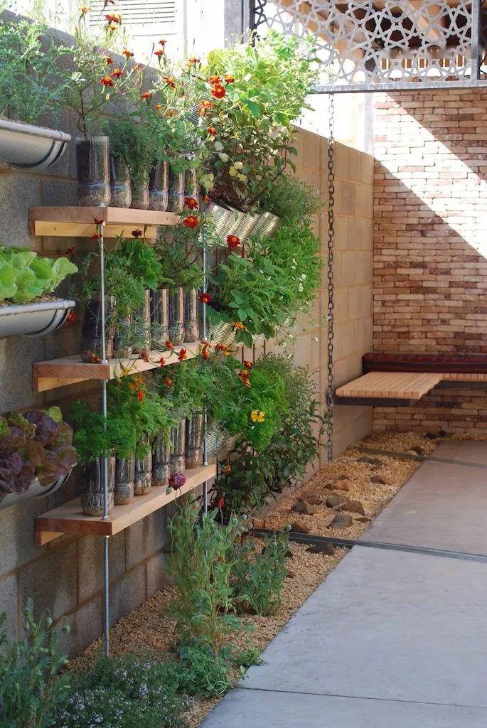 庭院一角小小景观美了时光