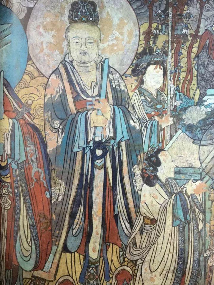 元代壁画神仙赴会图×安大略皇家博物馆藏_细部