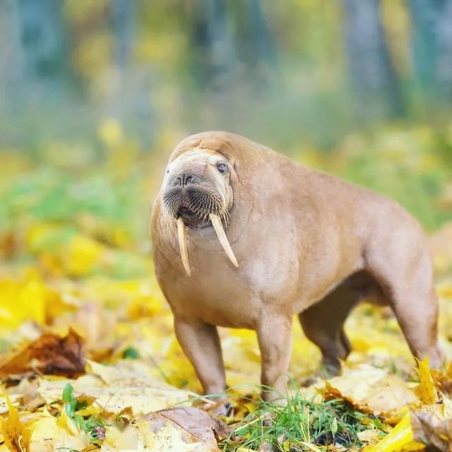 一组毫无违和感的ps合成动物