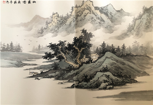 唐山公益书画苑举行春天艺术绽放书画册页展(三)