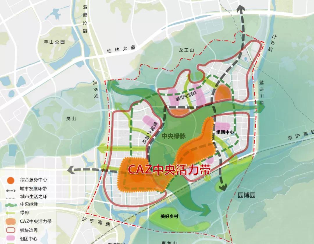 最新规划来了紫东地区核心区揭秘