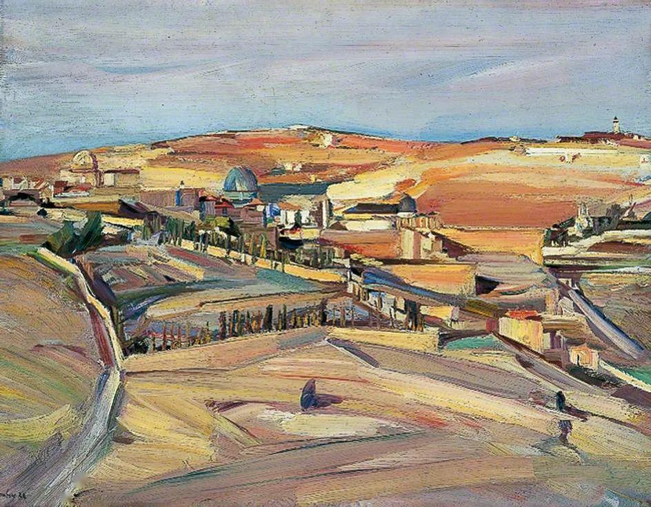 英国艺术家大卫邦伯格现代派绘画艺术作品赏析