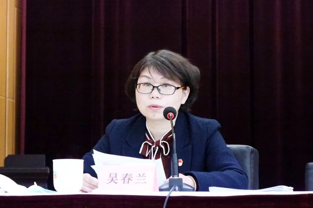 镇党委委员,纪委书记吴春兰在会上简要回顾了2019年华漕镇纪检监察