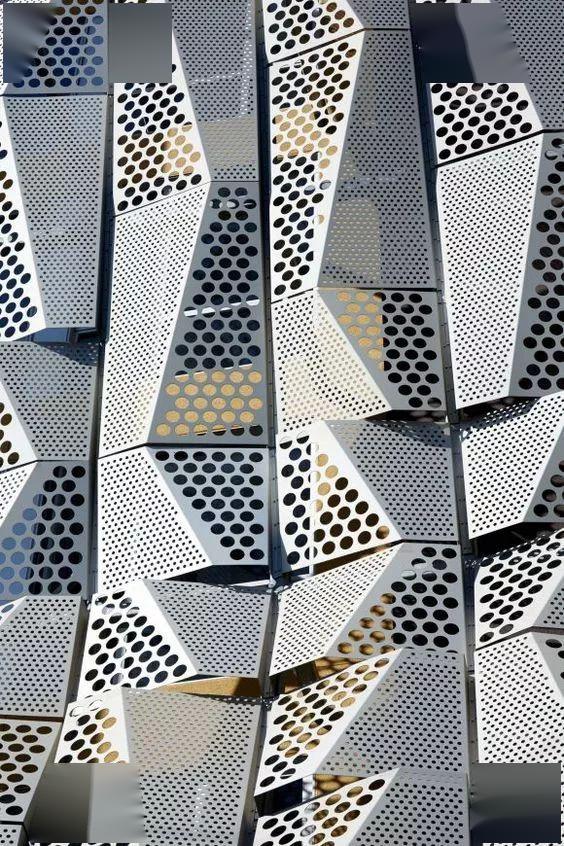 钢板在景观中的运用_镂空