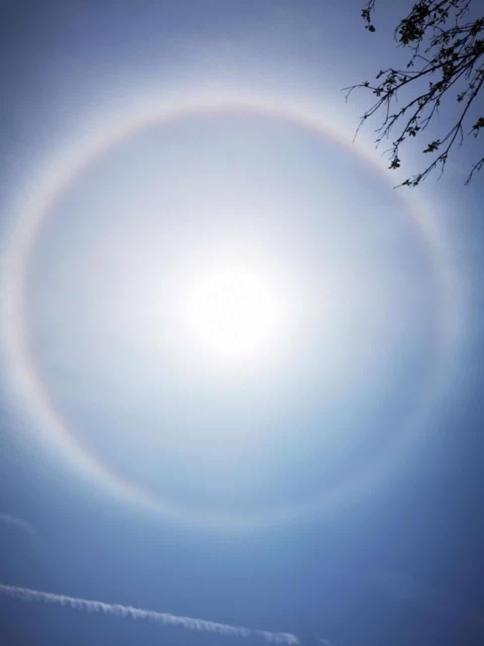 長沙上空驚現天象奇觀!全省多地都有,到底什麼情況(多圖 視頻)