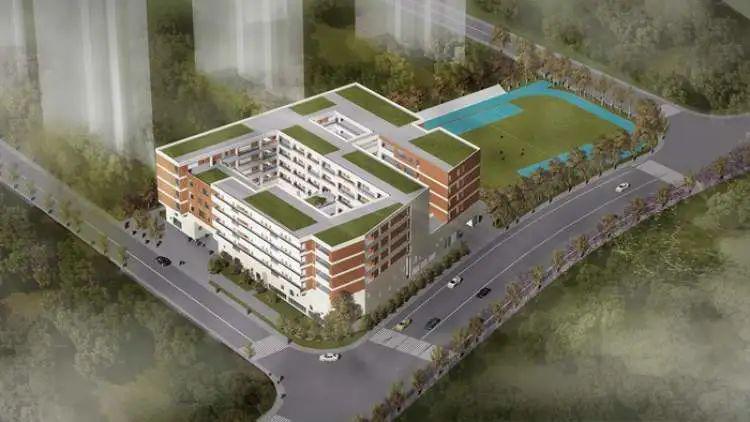 徐汇中城学校(汇师小学分校)位于武宣路以西,龙恒路以南,徐汇南部小学
