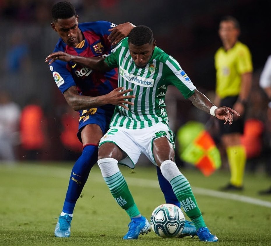 浅谈|巴萨计划提前召回埃莫森:能传能射边后卫,弥补右后卫短板