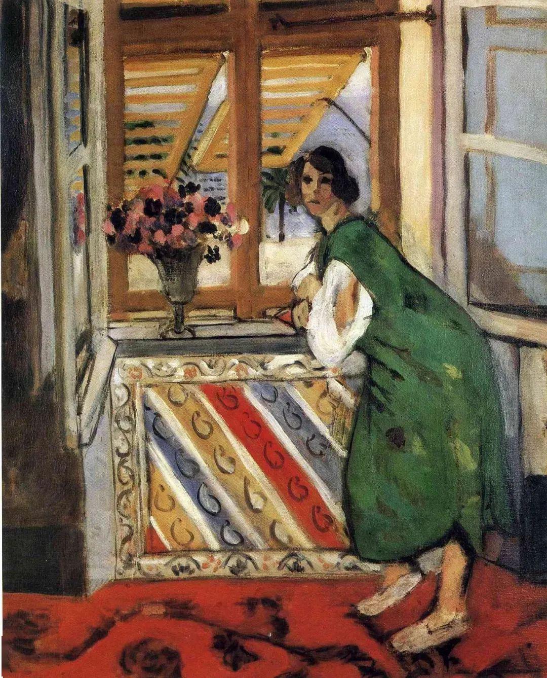 亨利·马蒂斯 窗边的女子 henri matisse,woman by   window, 1920–