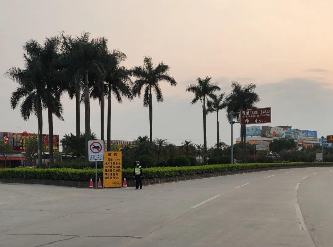 新会公安分局交警大队加大执法力度,即日起,组织警力在g240线新会区
