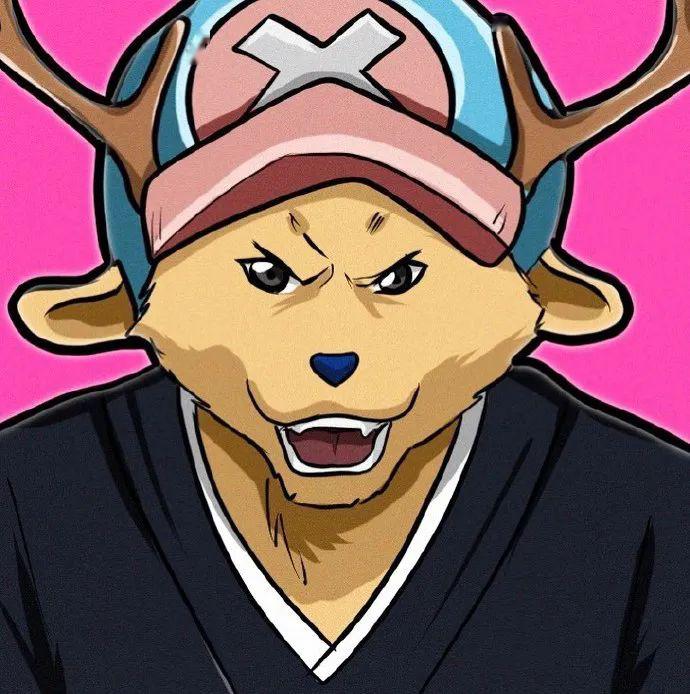 海贼王动漫联动索隆风格万千死神版草帽众人集体锥子脸