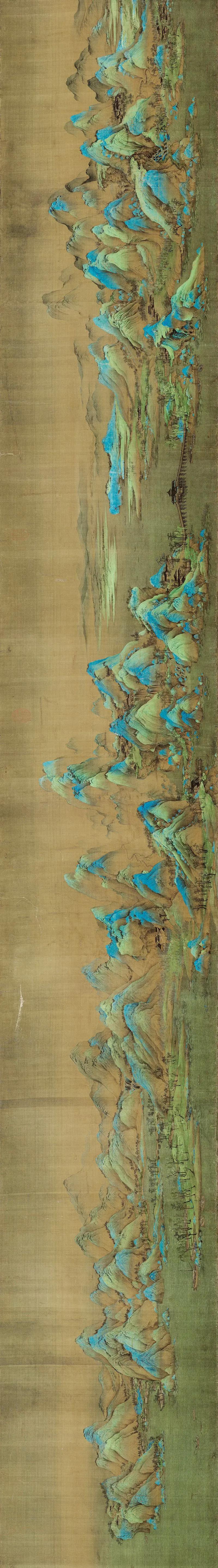 经典重现高清大图王希孟千里江山图