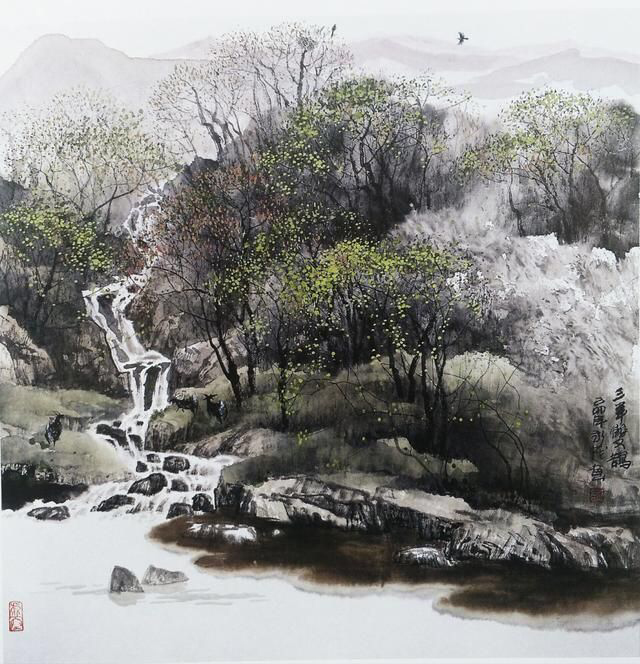 于永茂山水画【本期人物】于永茂