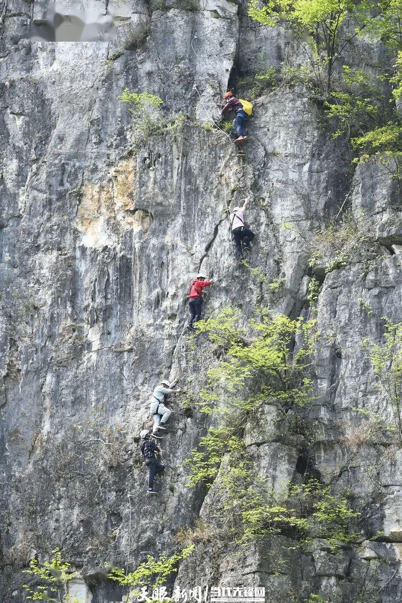 去安龙笃山攀岩公园攀岩是怎样的感觉