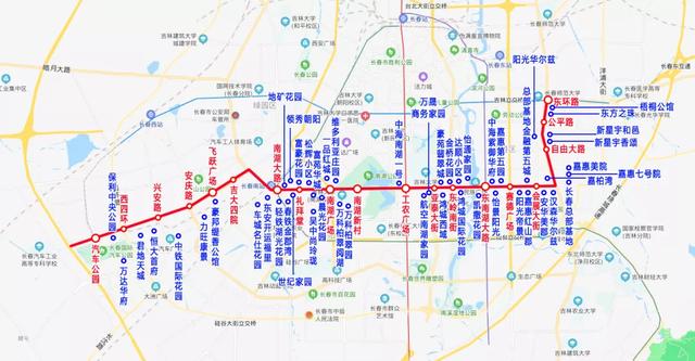 长春地铁7号线正式开工路过这些小区有你家吗