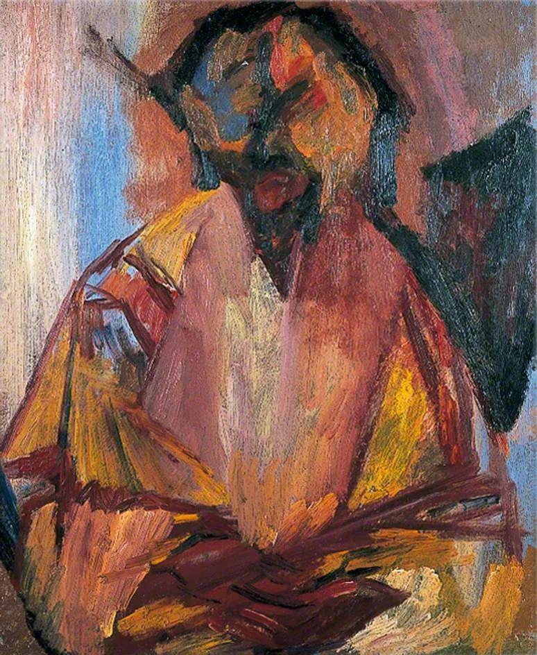 他开始经常旅行,并开始从抽象画转向大量创作,有点像表现主义的具象