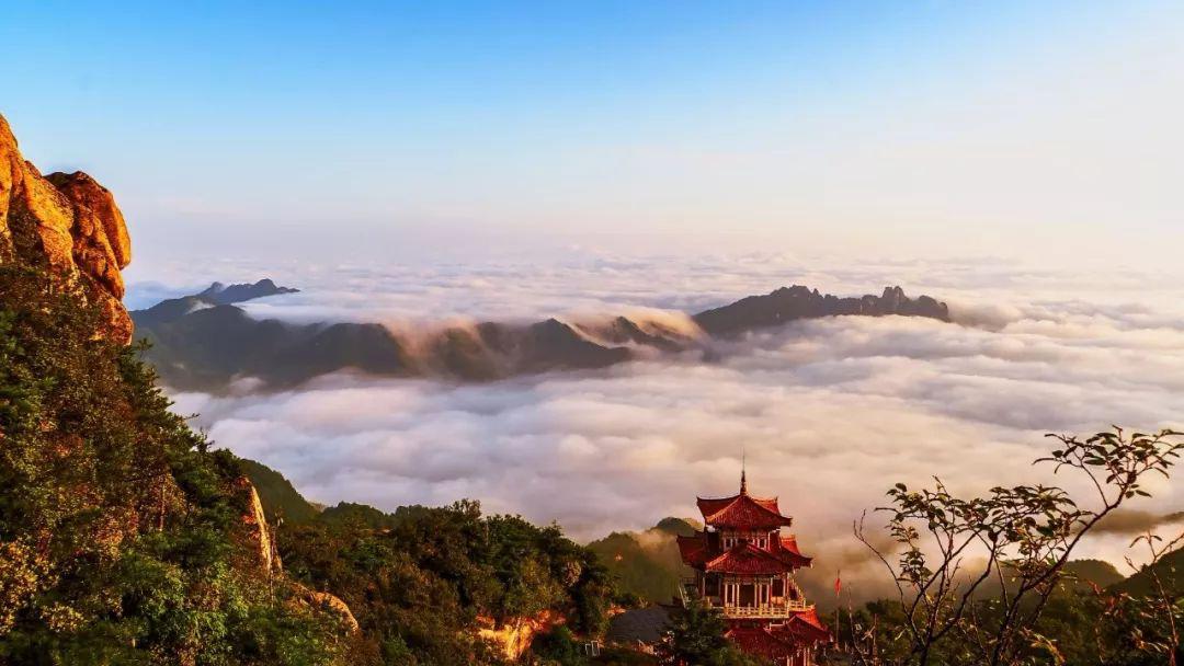 春季白云山的日出有多美一眼万年