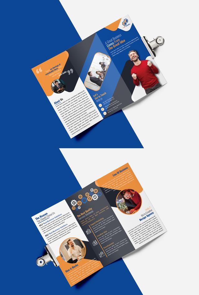 国外三折页设计欣赏宣传手札