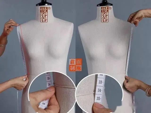 15后腰左右长后背的肩点到腰节线的距离.16腹高肩颈到腹部隆起最高点.